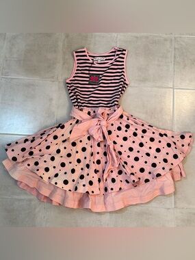 KidCuteTure Sz 14 NWT Pink Angelina Dress